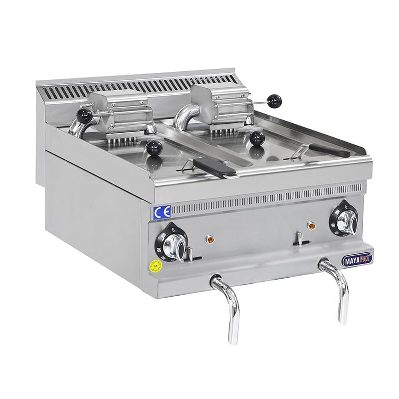 MAYAPAZ M-SFE 660 Fritöz, Elektrikli, Set Üstü, 8+8 Lt, 600 Serisi